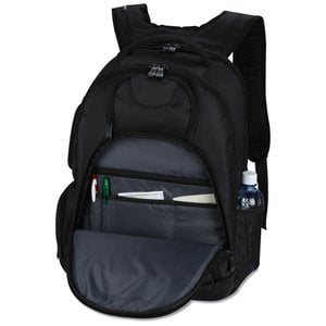 Additional Image 3 - a black backpack with a pocket