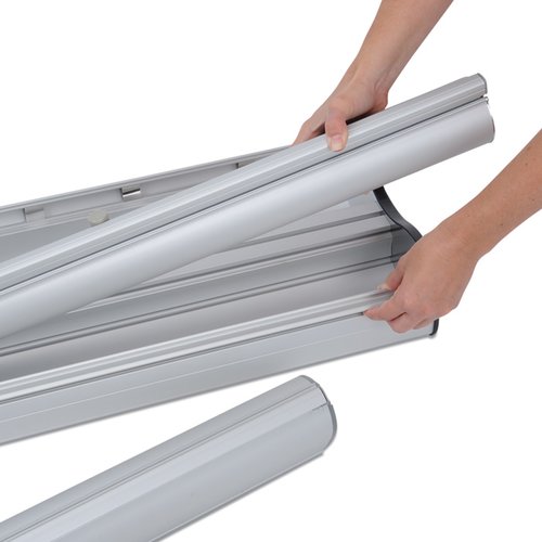 Additional Image 4 - a person holding a roll of plastic