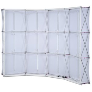 Additional Image 2 - a white fabric wall with black squares