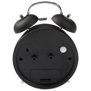 Additional Image 1 - a black alarm clock with a face