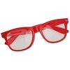Additional Image 1 - a red sunglasses with clear lenses