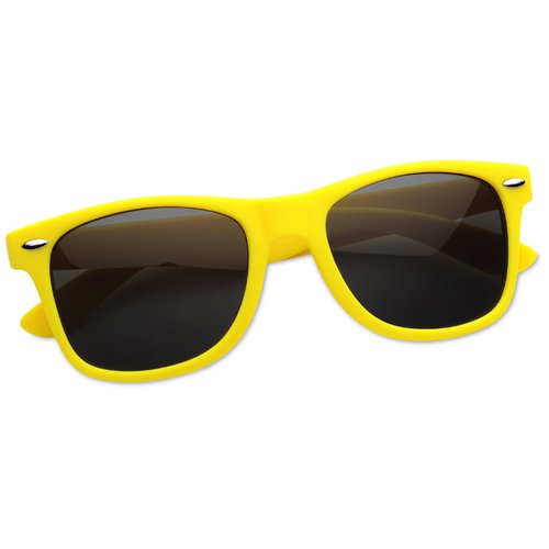 Additional Image 2 - a yellow sunglasses with black lenses