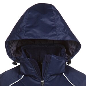 Additional Image 3 - a blue jacket with a hood