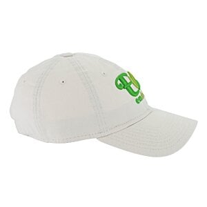 Additional Image 1 - a white hat with a green logo