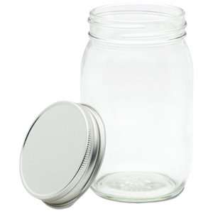 Additional Image 1 - a glass jar with a lid