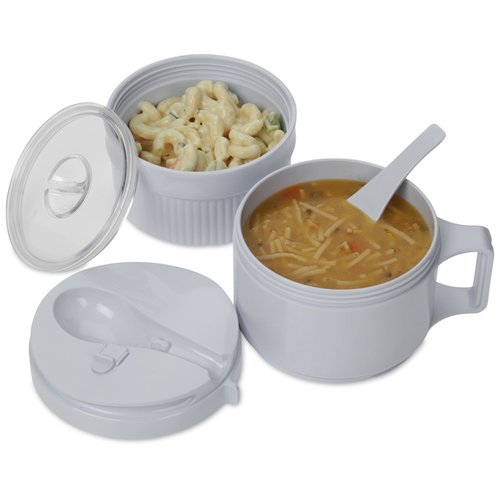 Additional Image 1 - a white mug with a spoon in it