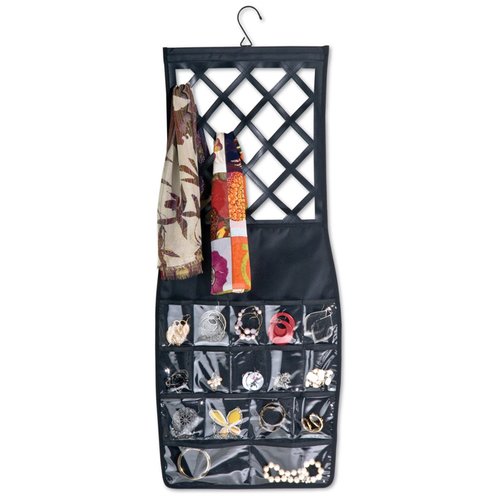 Additional Image 2 - a black plastic basket with various condiments