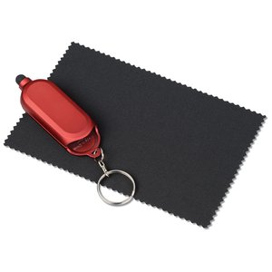 Additional Image 2 - a red keychain on a black paper