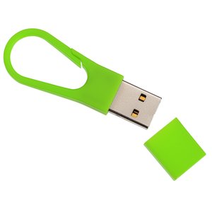 Additional Image 2 - a green usb flash drive