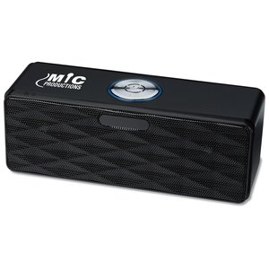 Additional Image 1 - a black rectangular object with a silver circle