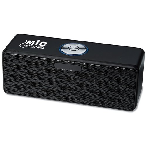 Additional Image 1 - a black rectangular object with a silver circle