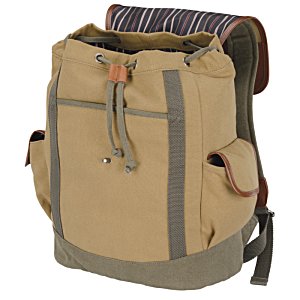 Additional Image 1 - a tan backpack with straps