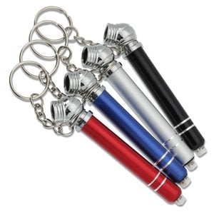 Additional Image 3 - a group of keychains with metal handles
