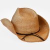 View Image 2 of 2 of Natural Raffia Straw Cowboy Hat