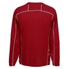 a red shirt with a white background