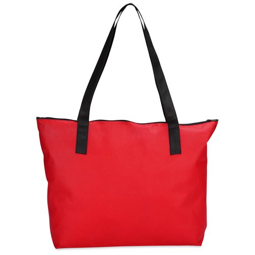 Additional Image 2 - a red bag with black handles