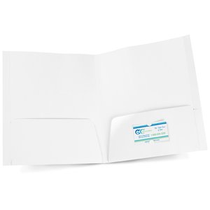 Additional Image 1 - a white paper with a blue label
