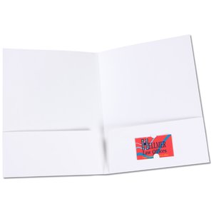 Additional Image 1 - a white paper with a red logo