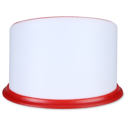 Additional Image 1 - a white cylinder with red rim