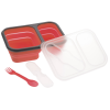 View Image 4 of 4 of Collapsible Two-Section Food Container - 24 hr