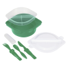 Additional Image 1 - a green and white plastic cap and needles