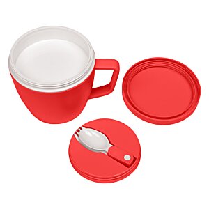 Additional Image 2 - a red and white cup