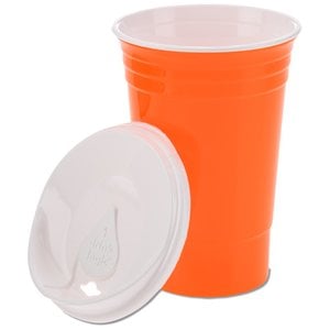 Additional Image 1 - a plastic cup with a lid