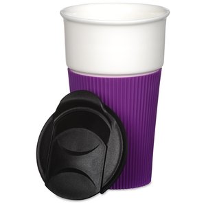 Additional Image 1 - a cup with purple liquid and a black cap