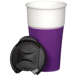 Additional Image 2 - a purple cup with a white lid