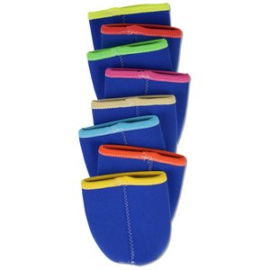 Additional Image 3 - a blue and yellow sock