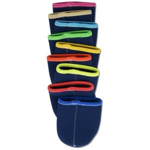 Additional Image 5 - a blue sock with multicolored straps