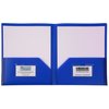 View Image 2 of 2 of Two Pocket Business Card Folder - 24 hr
