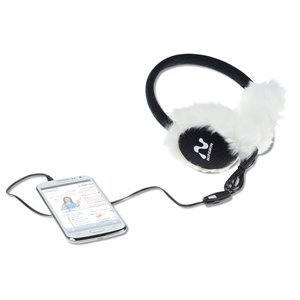 Additional Image 1 - a white headphones with a cord