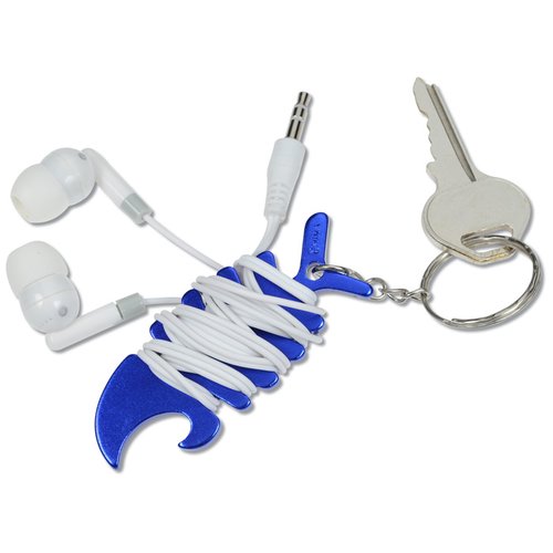 Additional Image 2 - a key chain with a skeleton keychain
