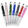 View Image 6 of 6 of Mercury Stylus Metal Pen with Flashlight - Laser Engraved - 24 hr