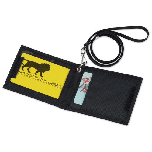 Additional Image 2 - a black id card with a yellow label