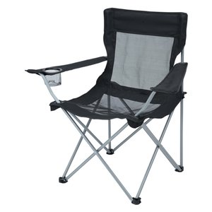 Additional Image 4 - a black folding chair with a white background