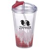 View Image 2 of 3 of Soundwave Dome Top Tumbler - 16 oz.