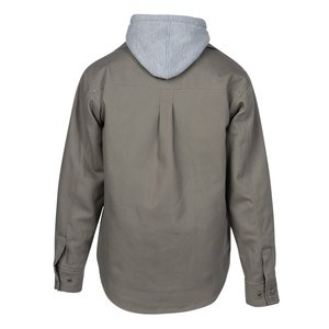 Additional Image 2 - a grey shirt with a hood