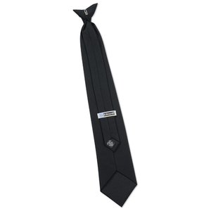 Additional Image 1 - a black tie with a white logo