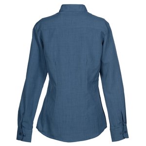 Additional Image 1 - a blue long sleeved shirt