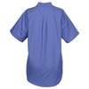 View Image 2 of 3 of Broadcloth Short Sleeve Café Shirt - Ladies'