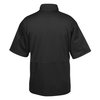 View Image 3 of 3 of Twelve Cloth Button Short Sleeve Chef Coat with Mesh Back - 24 hr