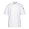 View Image 4 of 4 of Ten Button Short Sleeve Chef Coat with Mesh Back