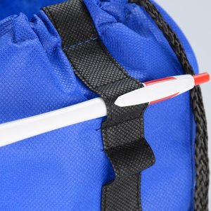 Additional Image 1 - a blue bag with a white object in it