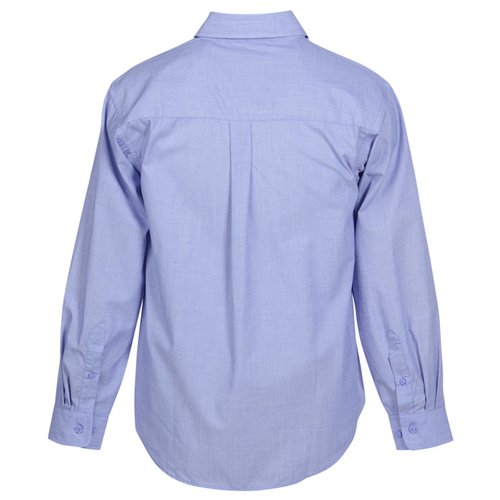 Additional Image 2 - a back of a blue shirt