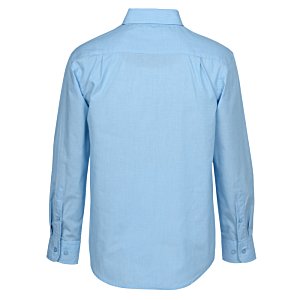 Additional Image 1 - a blue shirt with a long sleeve