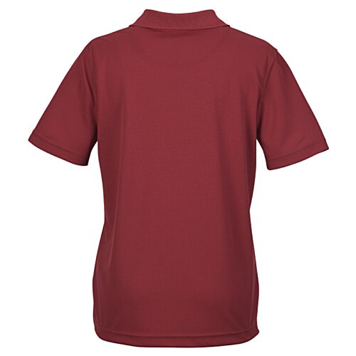 Additional Image 1 - a back view of a blue shirt
