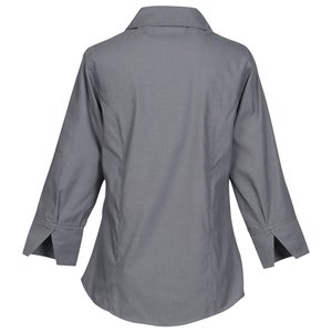 Additional Image 1 - a back view of a grey shirt