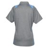 View Image 2 of 2 of Heathered Challenger Colorblock Polo - Ladies'